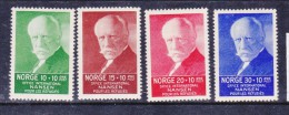NORVÈGE N°164/167 SURTAXE AU PROFIT DE L'OFFICE INTERNATIONAL NANSEN POUR LES RÉFUGIÉS NEUF AVEC CHARNIERE - Unused Stamps