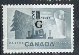 Canada 195120 Cent Combine Overprint Issue #O30 - Overprinted