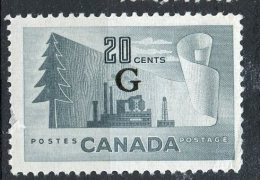 Canada 195120 Cent Combine Overprint Issue #O30 - Surchargés