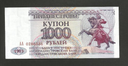 [NC] TRANSNISTRIA - NATIONAL BANK - 1000 ROUBLES (1993) - Andere - Europa