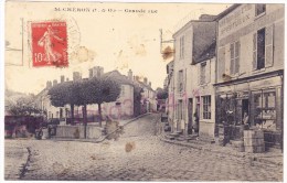 SAINT CHERON  Grande Rue ( Carte Tachée) - Saint Cheron