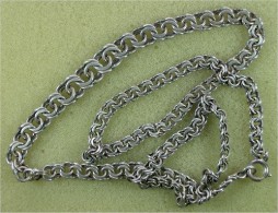 Antike Kette Aus Silber 835 - 49 Cm Lange Kette - Halsketten