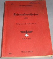 Deutsche Reichsbahn - Buch "Fahrdienstvorschriften" Ausgabe 1939 - Eisenbahnverkehr