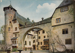 5895- MICHELSTADT- FURSTENAU CASTLE, COURT, POSTCARD - Michelstadt