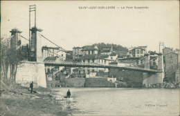 42 SAINT JUST SAINT RAMBERT / Le Pont Suspendu / - Saint Just Saint Rambert