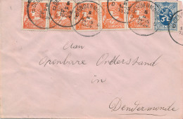 946/22 - Lettre TP Mercure Et Lion DENDERMONDE 1934 - Belle Combinaison Pour Le Tarif De 75 C - 1932 Ceres And Mercurius