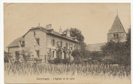 Commugny Eglise Et Cure  Timbrée 1913 Veres H. Fol Chalet Pres Treize Arbres Saleve Luscher Photo Nyon - VD Vaud