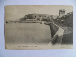 PORT EN BESSIN.La Digue. - Port-en-Bessin-Huppain