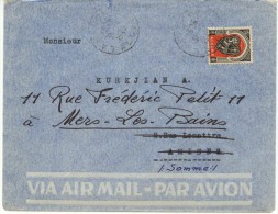 N°271 Sur Lettre D'Alger Pour Mers Les Bains - Storia Postale