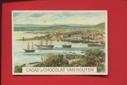 VAN HOUTEN CACAO CHROMO  PORT BATEAUX - Van Houten