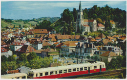 Train :  Splendide Image Des Editions La Vie Du Rail : Le 1955, Lyon-Bourg-Saint-Maurice à La Tour-du-Pin - Spoorweg