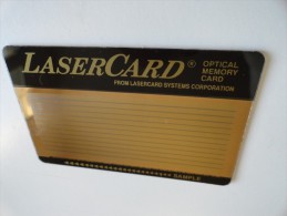 RARE : LASERCARD - Errori & Varietà