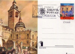 España 1975. Exposición Mundial De Filatelia Atrio San Ginés. Tarjeta Entero Postal EDIFIL 107 Con Matasellos Primer Día - 1931-....