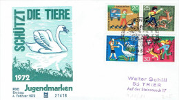 Germany   Mi-Nr 711/714 FDC (y772)- - 1971-1980