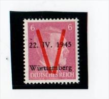 WURTEMBERG N°3 -  6 PF ** - Liberation