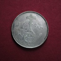 FICHA DE CASINO DESCONHECIDO - 50 CENTAVOS - Casino