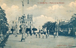 SPAGNA ANDALUSIA HUELVA PLAZA DE LAS MONJAS 1925 - Huelva