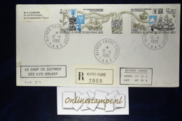 TAAF, Cover 1985  Mixed Stamps   Recommandé - Lettres & Documents