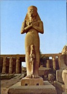 Luxor - Statue Ot Phrao Pinutem And His Wife - Egypt - Formato Grande Non Viaggiata - Louxor