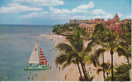 PC Oahu - Waikiki Beach - Royal Hawaiian Hotel - 1971 (9610) - Oahu