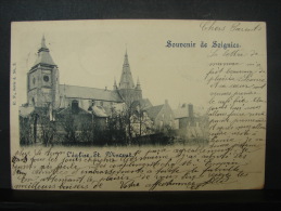 AF. CP. 72. Souvenir De Soignies. L'Eglise Saint Vincent - Soignies