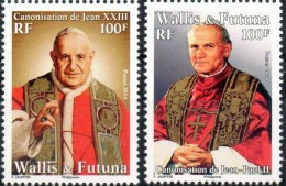 Wallis Et Futuna 2014 - Canonisation Des Papes J.Paul II Et De Jean XXIII - 2v Neufs // Mnh - Nuovi