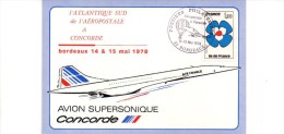 097 Bordeaux 14 ,05,1978  Concorde - Otros & Sin Clasificación