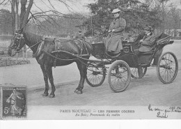 BA / ( 75 ) PARIS NOUVEAU . Les Femmes Cocher . Au Bois : Promenade Du Matin . Très Beau Plan - Andere & Zonder Classificatie