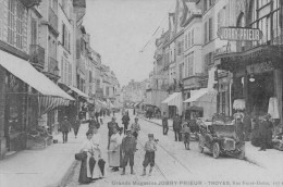 BA /  TROYES (1 ) Rue Notre Dame 107 & 95 . Gds Magasins JORRY - PRIEUR ( Auto 1900/ Voiture De Livraison  à Chevaux  ) - Troyes