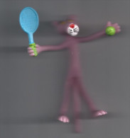 Figurine La Panthère Rose Jouant Au Tennis. (Voir Commentaires) - Sonstige & Ohne Zuordnung