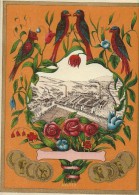 Chromo Etiquette/ Non Personnalisée/Produit D'Hygiéne/Perroquets Et Usine/GB?/ Vers 1890-1900         PARF66 - Etichette