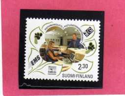 SUOMI FINLAND FINLANDIA 1994 POSTAL SERVICE COMPUTER CIVIL CERVANTS' FEDERATION SERVIZIO POSTALE  MNH - Nuovi