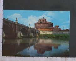 PONTE E CASTEL S. ANGELO - ROMA - 2 Scans (Nº09224) - Castel Sant'Angelo