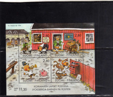 SUOMI FINLAND FINLANDIA 1994 INTERNATIONAL LETTER WRITING DAY SHEET GIORNATA INTERNAZIONALE DELLA LETTERA FOGLIETTO MNH - Blocks & Kleinbögen