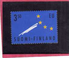 SUOMI FINLAND FINLANDIA 1995 MEMBERSHIP IN EUROPEAN UNION MEMBER MEMBRO DELL'UNIONE EUROPEA MNH - Nuovi