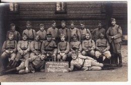 Carte Postale Photo Militaire Caserne Sainte-Ménéhould (Marne) ? Camp Sissonne (Aisne)  Verdun (Meuse) 6 ème Cuirassiers - Regimente