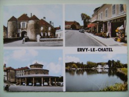 CPSM 10 Ervy-le-Chatel - Multivues - Le Bourg Et Commerces - A Voir ! - Ervy-le-Chatel