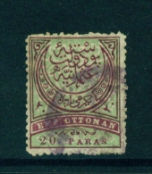 TURKEY  -  1876  20ps  Used As Scan - Usados