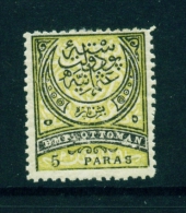 TURKEY  -  1876  5pi  Mounted/Hinged Mint - Unused Stamps