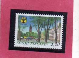 SUOMI FINLAND FINLANDIA 1995 CITY LOVIISA TOWN 250TH ANNIVERSARY ANNIVERSARIO CITTA' MNH - Nuevos