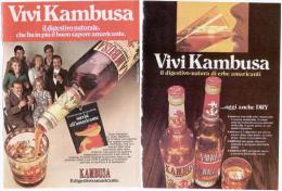 1970/73/74 - Kambusa - 6 P. Pubblicità Cm. 13 X 18 - Spiritus