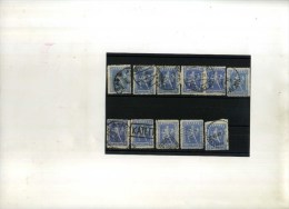 - GRECE 1911/23 . TIMBRES DE 1D. 1911/22  .  OBLITERES  . OBLITERATIONS . - Postembleem & Poststempel