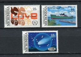 Micronesia 1986. Yvert 35 +A16-17 ** MNH. - Micronésie