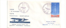 093 Tamatave  Saint Denis Goulette  26 11 1979 - First Flight Covers