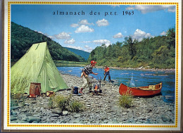 Calendrier 1965, Almanach Des PTT,postes,29 X 21,5 Cm.departement 26 .le Musée De La Chasse ,et Voici Le Dejeuner - Big : 1961-70