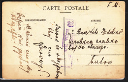 Serbia During WWI Military Postal Card To Destination On Front, From France To Greek - Serbien