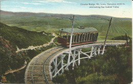 California, San Gabriel Valley, Mt Lowe Circular Bridge, Elevation 4200 Ft - Train, Chemin De Fer - Opere D'Arte