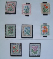 France 1964 Due Tax Stamps MINT Scott J98/105 - Flowers - 1960-.... Nuevos