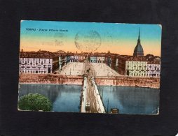 49966      Italia,   Torino,  Piazza  Vittorio  Veneto,  VG  1933 - Plaatsen & Squares