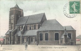 N ORD PAS DE CALAIS - 62 - PAS DE CALAIS - HENIN LIETARD - HENIN BEAUMONT -  Eglise Saint Martin - Colorisée - Henin-Beaumont